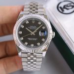 Rolex Datejust 8215 Movement 316L Steel 41*10.8mm Men Black Dial Watch